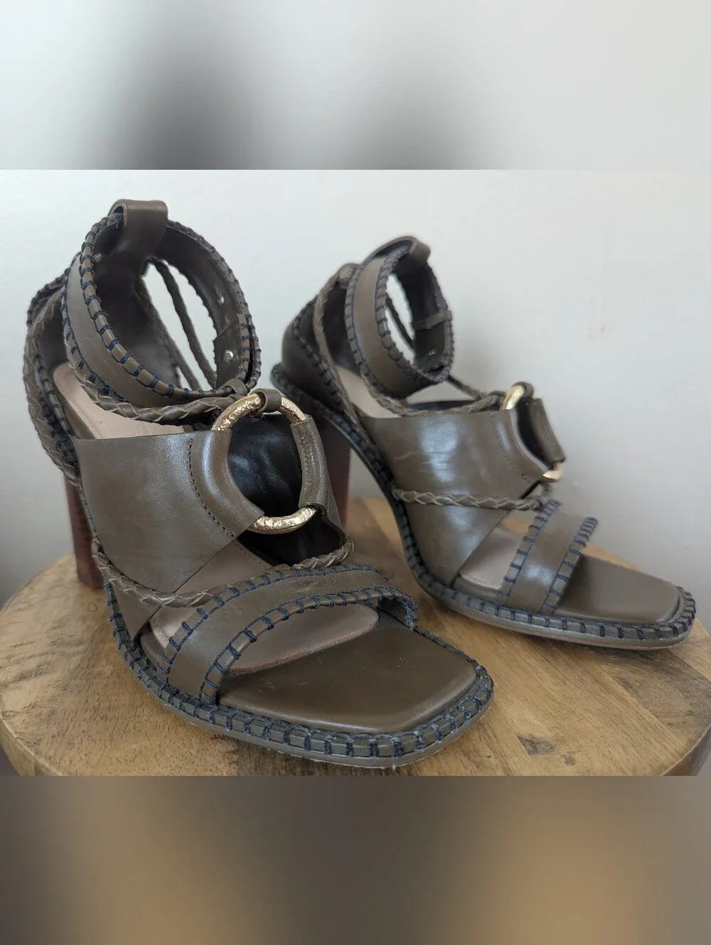 Ulla Johnson Marion Heel, Desert Palm (SIZE 36/6)